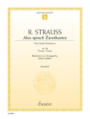 Seller image for Also Sprach Zarathustra for Piano for sale by GreatBookPrices