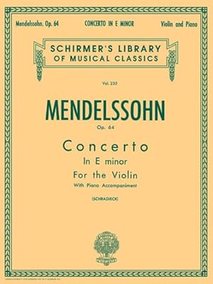 Immagine del venditore per Concerto in E Minor, Op. 64 venduto da GreatBookPrices