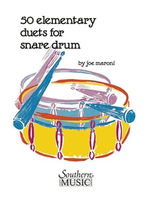 Bild des Verkufers fr Fifty Elementary Duets for Snare Drum : Percussion Music/Snare Drum Ensemble zum Verkauf von GreatBookPrices