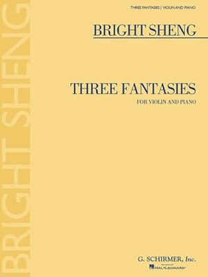 Imagen del vendedor de Three Fantasies : For Violin and Piano a la venta por GreatBookPrices