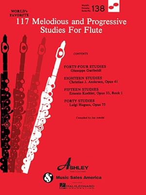 Seller image for 117 Melodious and Progressive Studies for Flute for sale by GreatBookPrices