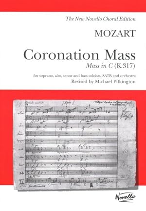 Imagen del vendedor de Wolfgang Amadeus Mozart Coronation Mass : Mass in C (K. 317) Vocal Score a la venta por GreatBookPrices