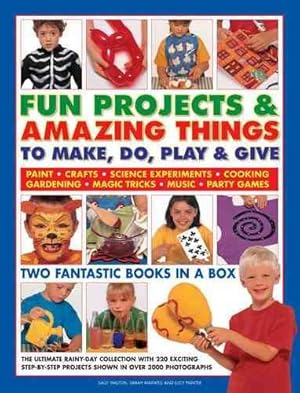 Immagine del venditore per Fun Projects & Amazing Things to Make, Do, Play & Give : Two Fantastic Books in a Box: The Ultimate Rainy-Day Collection With 220 Exciting Step-by-Step Projects Shown in over 3400 Photographs venduto da GreatBookPrices