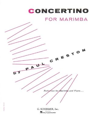 Imagen del vendedor de Concertino : For Marimba And Orchestra a la venta por GreatBookPrices