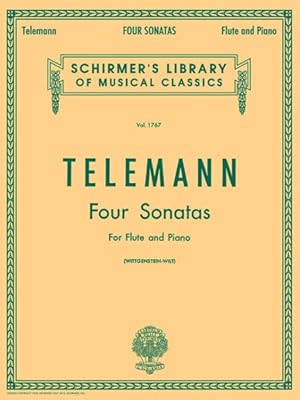 Bild des Verkufers fr Four Sonatas : Flute & Piano zum Verkauf von GreatBookPrices