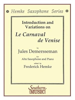 Immagine del venditore per Introduction and Variations on Le Carnaval De Venise : For Alto Saxophone and Piano venduto da GreatBookPricesUK