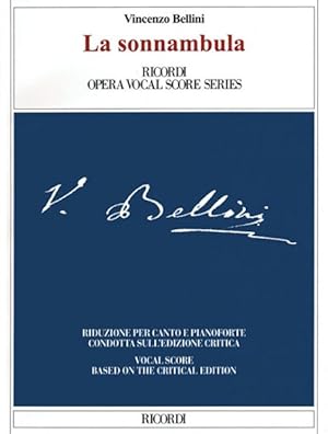 Immagine del venditore per La Sonnambula : Critical Edition Vocal Score venduto da GreatBookPricesUK