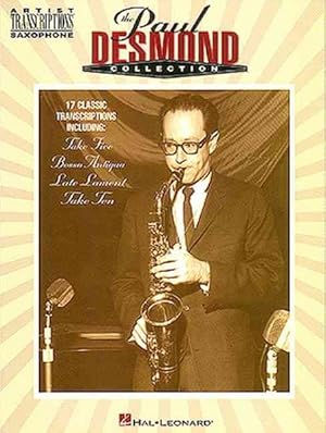 Imagen del vendedor de Paul Desmond Collection : Alto Saxophone a la venta por GreatBookPrices