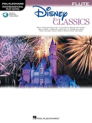 Imagen del vendedor de Disney Classics : For Flute Instrumental Play-along Pack a la venta por GreatBookPricesUK