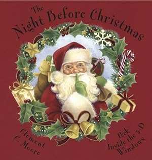 Bild des Verkufers fr Night Before Christmas : Peek Inside the 3-D Windows zum Verkauf von GreatBookPricesUK