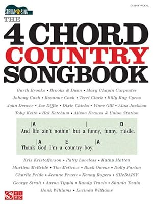Imagen del vendedor de 4 Chord Country Songbook : Guitar / Vocal a la venta por GreatBookPrices