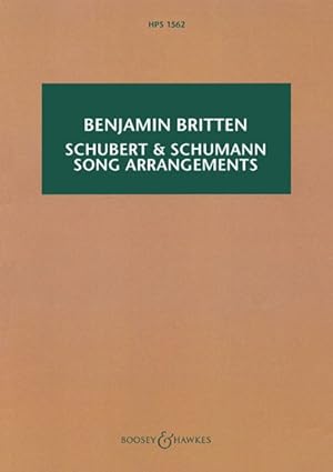 Seller image for Schubert & Schumann Song Arrangements for sale by GreatBookPrices