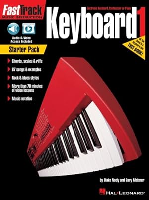 Imagen del vendedor de Fasttrack Keyboard Starter Pack : Electronic Keyboard, Synthesizer or Piano a la venta por GreatBookPrices