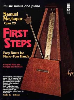 Seller image for Samuel Maykapar : First Steps, Op. 29: Easy Duets for Piano-4 Hands for sale by GreatBookPricesUK