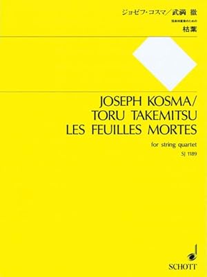 Image du vendeur pour Les Feuille Mortes : For String Quartet mis en vente par GreatBookPrices