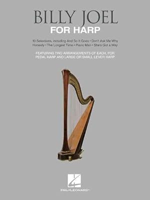 Bild des Verkufers fr Billy Joel for Harp : For Pedal Harp and Large or Small Lever Harp zum Verkauf von GreatBookPrices