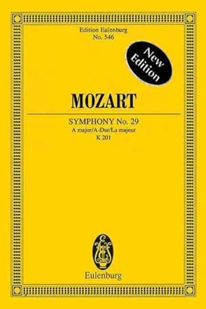 Seller image for Symphony 29 K 201 a Major for sale by GreatBookPrices
