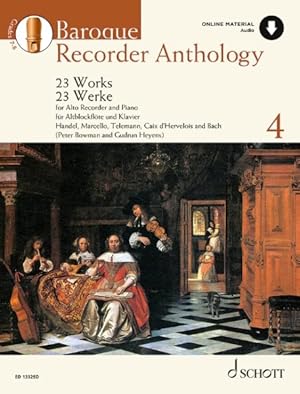 Image du vendeur pour Baroque Recorder Anthology : 23 Works for Alto Recorder and Piano Includes Downloadable Audio mis en vente par GreatBookPrices