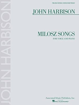 Imagen del vendedor de Milosz Songs : For Voice and Piano a la venta por GreatBookPrices