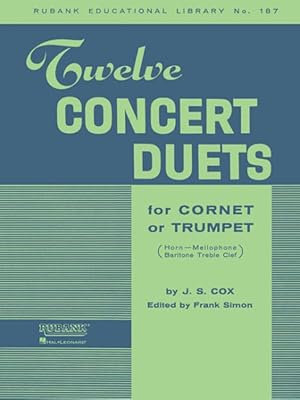 Seller image for Twelve Concert Duets for Cornet or Trumpet for sale by GreatBookPrices