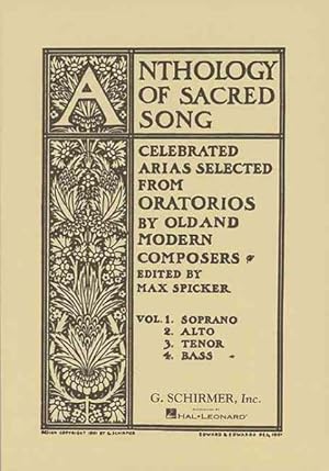 Seller image for Anthology of Sacred Song : Bass for sale by GreatBookPrices