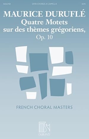 Seller image for Quatre Motets Sur Des Themes Gregoriens, Op. 10 for sale by GreatBookPrices