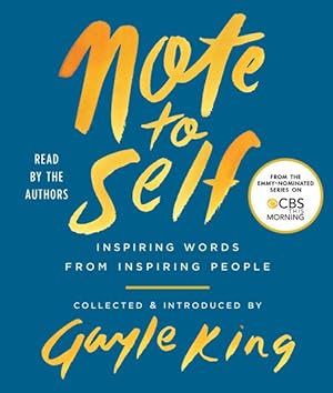 Immagine del venditore per Note to Self : Inspiring Words from Inspiring People venduto da GreatBookPrices