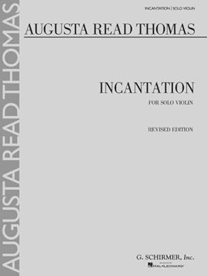 Imagen del vendedor de Incantation : For Solo Violin a la venta por GreatBookPrices