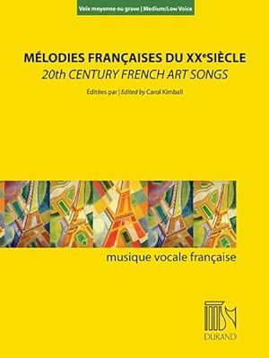 Bild des Verkufers fr 20th Century French Art Songs : Medium/Low Voice zum Verkauf von GreatBookPrices