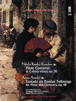 Seller image for Nikolai Rimsky-Korsakov Piano Concerto in C-sharp Minor, op. 30 / Anton Arensky Fantasia on Russian Folksongs for Piano and Orchestra, op. 48 for sale by GreatBookPrices