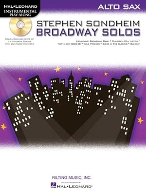 Immagine del venditore per Stephen Sondheim Broadway Solos : Alto Sax venduto da GreatBookPrices