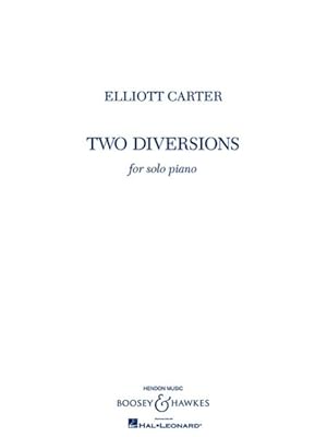 Seller image for Elliott Carter : Two Diversions For Solo Piano for sale by GreatBookPrices