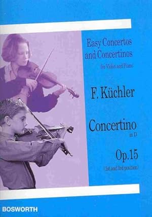 Imagen del vendedor de Concertino in D, Op. 15 1st and 3rd Position : Violin and Piano a la venta por GreatBookPrices
