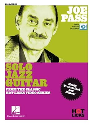 Immagine del venditore per Joe Pass - Solo Jazz Guitar Instructional Book With Online Video Lessons : From the Classic Hot Licks Video Series venduto da GreatBookPrices