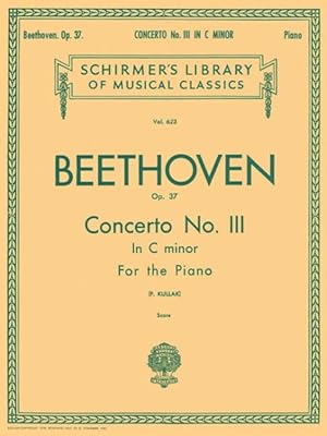 Imagen del vendedor de Concerto No. III in C Minor, Op. 37 : For the Piano a la venta por GreatBookPrices