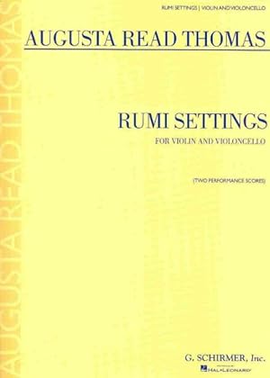 Bild des Verkufers fr Rumi Settings : For Violin and Violoncello zum Verkauf von GreatBookPrices