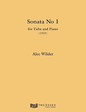 Seller image for Sonata No 1 for Tuba and Piano for sale by GreatBookPrices