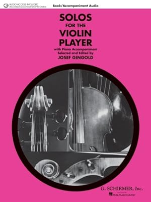Seller image for Solos for the Violin Player : Violin and Piano for sale by GreatBookPrices
