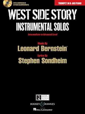 Image du vendeur pour West Side Story Instrumental Solos : Trumpet in B-flat and Piano: Intermediate to Advanced Level mis en vente par GreatBookPrices