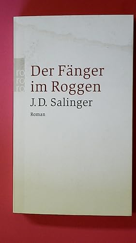 Bild des Verkufers fr DER FNGER IM ROGGEN. Roman zum Verkauf von Butterfly Books GmbH & Co. KG