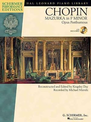Image du vendeur pour Chopin : Mazurka in F Minor, Opus Posthumous: Schirmer Performance Editions mis en vente par GreatBookPrices