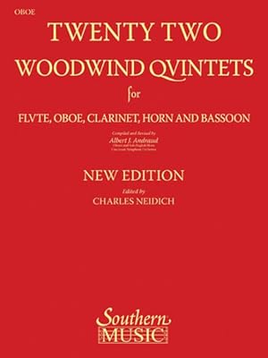 Seller image for 22 Woodwind Quintets : Woodwind Quintet for sale by GreatBookPrices