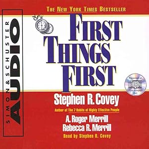 Imagen del vendedor de First Things First a la venta por GreatBookPrices