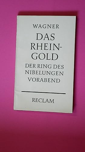 Seller image for DAS RHEINGOLD. for sale by Butterfly Books GmbH & Co. KG