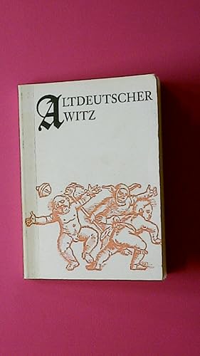 Seller image for ALTDEUTSCHER WITZ. for sale by Butterfly Books GmbH & Co. KG