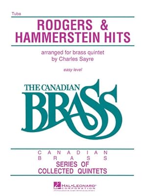 Imagen del vendedor de Canadian Brass - Rodgers & Hammerstein Hits : Tuba B.c. a la venta por GreatBookPrices