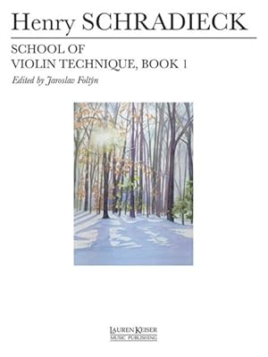 Imagen del vendedor de School of Violin Technique : Book 1 a la venta por GreatBookPrices
