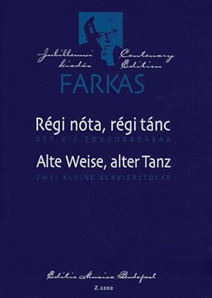 Seller image for Regi Nota, Regi Tanc : Alte Weise, Alter Tanz, Sheet Music for sale by GreatBookPrices