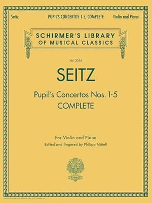 Imagen del vendedor de Pupil's Concertos, Complete : Violin and Piano a la venta por GreatBookPrices