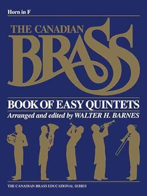 Image du vendeur pour Book of Easy Quintets : French Horn in F mis en vente par GreatBookPrices